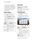 Page 2828ENTERTAINMENT
NETCAST
This function is for the HW300Y/
HW301Y only. 
Stream movies, Game, SNS, Internet 
Radio or weather updates directly to 
your projector.
Using NETCAST
1 Press NETCAST to access the 
menu option.
2 Press the Navigation buttons to 
scroll to the content you want and 
press OK.
❶ ❷❸
No.Description
❶Selects your desired online 
service.
If a service requires you to log 
in, you must first sign up for the 
service on your computer and 
then log into the service on the 
projector.
❷Set...