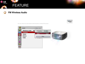 Page 11FEATURE
FM Wireless Audio 