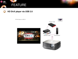 Page 7FEATURE
HD DivX player via USB 2.0 