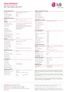 Page 2LG Electronics U.S.A., Inc.
1000 Sylvan Avenue Englewood Cliffs, NJ 07632Customer Service and Technical Support: (800) 243-0000 
LG.com
Design, features and specifications are subject to change without notice. Non-metric weights and measurements are approximate.
© 2011 LG Electronics USA, Inc. All rights reser ved. “LG Life’s Good” is a registered trademark of LG Corp. All other product and brand names are trademarks or registered trademarks of their respective companies. 08/15/11
PANEL...