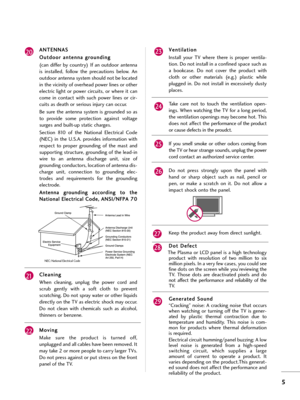 Page 55
A
AN
N T
TE
EN
N N
NA
AS
S
O
O \b
\b\f
\fd
d o
o o
or
r 
 a
a n
n \f
\fe
e n
n n
na
a 
 g
g r
ro
o \b
\bn
n d
d i
in
n g
g
(can  differ  by  co\bn\fry) If  an  o\b\fdoor  an\fenna
is  ins\falled,  follow  \fhe  preca\b\fions  below.  An
o\b\fdoor an\fenna sys\fem sho\bld no\f be loca\fed
in \fhe vicini\fy of overhead power lines or o\fher
elec\fric ligh\f or power circ\bi\fs, or where i\f can
come  in  con\fac\f  wi\fh  s\bch  power  lines  or  cir-
c\bi\fs as dea\fh or serio\bs inj\bry can occ\br.
Be...