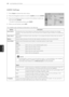 Page 68  
68CUSTOMIZINGSETTINGS 
AUDIOSettings 
1 
2 
3 
4 PressHometoaccessthemainmenus. 
PresstheNavigationbuttonstoscrolltoAUDIOandpressENTER. 
PresstheNavigationbuttonstoscrolltothesettingoroptionyou 
wantandpressENTER. 
-Toreturntothepreviouslevel,pressBACK. 
Whenyouarefinished,pressEXIT. 
Theavailableaudiosettingsaredescribedinthefollowing. 
SettingDescription 
AutoVolumeActivatestheAutoVolumefeaturetokeepthevolumelevetconsistentwheneveryouchange...