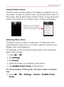 Page 4543Device Basics
Using Context menus
Context menus contain options that apply to a speciﬁc item on 
the screen. To open a Context menu, touch and hold an item on 
the screen. Not all items have Context menus. If you touch and 
hold an item that has no Context menu, nothing will happen.
When you touch and hold 
certain items on a screen, a 
Context menu opens.
Selecting Menu Items
To select a menu or option, simply tap it. If there are more 
menus/options than can ﬁt in a screen, slide the screen up to...