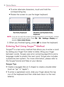 Page 6664Device Basics
  To enter alternate characters, touch and hold the    >Ê
corresponding key. 
Rotate the screen to use the larger keyboard.   >Ê
Text Entry Keyboard Numbers and Symbols Entry 
Keyboard
NOTE:  If you do not want the screen to change orientations automatically, uncheck 
the Auto-rotate Screen option. Press  >  > Settings > Display and 
deselect Auto-rotate Screen.
3.  When you ﬁnished typing, press  to close the keyboard.
Entering Text Using SwypeTM Method
Swype™ is a text entry method that...