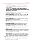 Page 8987Settings
  Email Check Frequency s   Conﬁgures the frequency 
which the device queries the remote server for new 
email changes. 
Choose from: Automatic (Push), Never, Every 5 
minutes, Every 10 minutes, Every 15 minutes, Every 
30 minutes, or Every hour.
  s Default Account assigns this account as the default 
used when sending out new emails.
  Email Notiﬁcations s   enables the device to display 
icon in the Status Bar when new emails have been 
received.
  Select Ringtone s   assigns an audible...