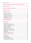 Page 108
Important Health Information and Safety Precautions ................ 1
Table of Contents ............................................................................ 8
Important Customer Information................................................. 13
Technical Details ............................................................................ 14
Setting Up Service ........................................................................ 19
Setting Up Your Device...