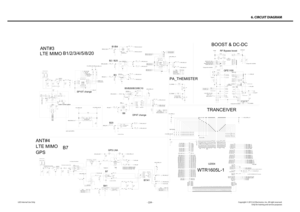 Page 224- 224 -Copyright © 2013 LG Electronics. Inc. All right reserved.Only for training and service purposesLGE Internal Use Only
6. CIRCUIT DIAGRAM
C20761p
C2029
2.2nC2032 8.2n
C203722u
C200522u
L2026
6.8n
DNI_EAM62810001
U2006
ACPF-7041
2 1
3GNDTX/RXANTDNI
C2088
150p
C2001
33p
C2081
DNI_EAM62790201
HHM1918A2
FL2013
3 1
2
4
GNDUNBALBALAN1BALAN2
B9478 FL2014
EAM62290501
4
5
1
3
2
G1O1ING2O2
C2028 18n
R20250
DNIL2035
L2025
1n
R2024
0
DNIL2036
3.3n
C2026
R2028 360K
SAFEA1G58KA0F00
FL2011SFSY0042901
5
3
2 4
1...