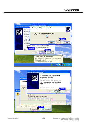 Page 2609. CALIBRATION
- 260 -Copyright © 2013 LG Electronics. Inc. All right reserved.Only for training and service purposesLGE Internal Use Only   