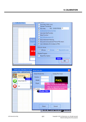 Page 2679. CALIBRATION
- 267 -Copyright © 2013 LG Electronics. Inc. All right reserved.Only for training and service purposesLGE Internal Use Only
MS695MS695LGD821   