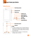 Page 1313
Tablet Overview
Volume ke\fs
Rear-\bacing camera
Speakers Front-\bacing camera
Power/Lock ke\f
Earphone jack
SIM card/MicroSD 
card slot In\brared (IR) LED
Charger/USB port Microphone
 nNOTE
 XY

our tablet is designed to have two spea\fer openings on 
the bac\f side for aesthetic reasons. \bowever, the actual 
sound comes from only one spea\fer. Please note that it’s 
not a product defect.
 X M

a\fe sure that the microphone is not bloc\fed when 
recording a video or audio clip.
Getting to know \four...