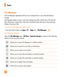 Page 7474
File Manager
The File Manager application allows you to manage files in your internal\
/external 
storage.
File Manager makes it easy to view and manage your files. Simply tap a f\
ile type (All 
files, Music files, Image files, Video files, Document files), then tap on the necessary 
folders to find your files.
To open the File Manager application
• From the Home screen, tap Apps  > Apps tab > File Manager .
File Manager Options
Open the File Manager app > All files > Internal storage to access to...