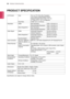 Page 36ENGLISH
36PRoDUCT sPeCIfICaTIon
PRoDUCT sPeCIfICaTIon
LCD ScreenType78.7 cm TFT (Thin Film Transistor) 
LCD (Liquid Crystal Display) Screen
Diagonal length of the screen: 78.7 cm
31" class (31.0" / 78.7 cm diagonal)
Pixel Pitch0.0567 mm x 0.1701mm
ResolutionHDMIMax Resolution4096 x 2160 @ 24 Hz
Recommended Resolution3840 x 2160 @ 30 Hz
(Mini) DisplayPortMax Resolution4096 x 2160 @ 60 Hz
Recommended Resolution4096 x 2160 @ 60 Hz
Video SignalHDMIHorizontal Frequency30 kHz to 90 kHz
Vertical...