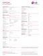 Page 2LG Electronics U.S.A., Inc.
1000 Sylvan Avenue Englewood Cliffs, NJ 07632
Customer Service and Technical Support: (800) 243-0000 
LG.com
Design, features and specifications are subject to change without notice. 
Non-metric weights and measurements are approximate.
© 2011 LG Electronics USA, Inc. All rights reser ved. “LG Life’s Good” is a 
registered trademark of LG Corp. All other product and brand names are 
trademarks or registered trademarks of their respective companies. 1/25/11
1 For a small...