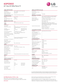 Page 2LG Electronics U.S.A., Inc.
1000 Sylvan Avenue Englewood Cliffs, NJ 07632Customer Service and Technical Support: (800) 243-0000 
LG.com
Design, features and specifications are subject to change without notice. Non-metric weights and measurements are approximate.
© 2011 LG Electronics USA, Inc. All rights reser ved. “LG Life’s Good” is a registered trademark of LG Corp. All other product and brand names are trademarks or registered trademarks of their respective companies. 08/26/11
60PZ850
60" Class...