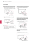 Page 3636
ENGENGLISH
ASSEMBLING AND PREPARING
1\b/\f\f/\f6LV\f500, \f6LV\f5\f0, \f\f/\f6LV\f55C series
1 Gather and bind the cables with the cable 
holder. 
Cable holder
3\fLV\f500, 3\fLV\f5\f0, 3\fLV\f55C, LV3400, 
LV3500, LV35\f0, LV355B, LV355C, LV5300, 
LW5000, LW5300, LW505C series
1 Gather and bind the cables with the cable 
holder on the TV back cover.
 
Cable holder
LK330, LK430, LK450, LK451C, LK453C, 
LK5\f0 series
1 Gather and bind the cables with the cable 
management clip. 
2 Fix the cable...