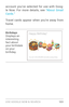 Page 112USE GOOGLE NOW & SE ARCH 10 3
account you’ve selected for use with Goog­
le Now. For more details, see  “About Gmail 
Cards.”
Travel cards appear when you’re away from 
home.
Birthdays
Displays an 
interesting 
fact about 
your bir thdate 
on your 
bir thday. 