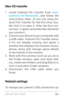 Page 193DEVICE SETTINGS 18 4
Mac OS transfer
1. Install Android File Transfer from www.
android.com/filetransfer, and follow the 
instructions there. (If you are using An ­
droid  File  Transfer  for  the  first  time,  dou ­
ble - click  it  to  open  it.  After  the  first  con ­
nection, it opens automatically whenever 
you connect.)
2. Connect your phone to your computer with 
a USB cable. Android File Transfer star ts, 
if it’s not already running, and opens a 
window that displays the contents of your...