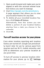 Page 99USE GOOGLE NOW & SE ARCH 90
1. Open a web browser and make sure you’re 
signed in with the account whose loca­
tion histor y you want to manage.
2. Visit  http://google.com/locationhistory . 
A page appears that allows you to view 
your location histor y for any date.
3. To delete all your recorded location his ­
tor y, click  Delete all history.
Alternatively, from this screen you can 
delete a por tion of your location histor y 
star ting from a date you choose in the 
calendar.
4. Click OK.  
Turn off...