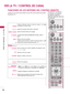 Page 276VER LA TV / CONTROL DE CANAL
36
FUNCIONES DE LOS BOTONES DEL CONTROL REMOTO
VER LA TV / CONTROL DE CANAL
Cuando use el control remoto dirija el sensor del control remoto hacia panel
frontal de la TV.
ENERGY
CH VOL
ON/OFF
123
45
06
789
LIST
FLASHBK
MARK      
FREEZE     
SAVING
TV
AV MODE INPUT
FAV
RATIO
MENUINFOQ.MENU
BACKEXIT
ENTER
MUTE
P
A
G
E
Botones 
NUMÉRICOS 0-9
ENERGY
SAVING
TV
AV MODE INPUTPrende  el  televisor  desde  el  modo  de  espera  o  lo  apaga
poniéndolo en dicho modo.
Ilumina los...