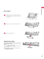 Page 2323
PREPARATION
AC  IN
CABLE  MANAGEMENTAC  IN
CABLE  MANAGEMENT
AC  IN
CABLE  MANAGEMENT
AC  IN
CABLE  MANAGEM ENTAC  IN
CABLE  MANAGEMENT
AC  IN
CABLE  MANAGEMENT
DETACHMENT
AC   INCAB LE  MA NAGEM ENTAC  INCAB LE  MA NAGEMENT
AC   INCAB LE  MA NAGEM ENT
PROTECTION COVER
After  removing  the  stand,  install  the  included 
PROTECTION  COVER  over  the  hole  for  the 
stand.
Press the PROTECTION COVER into the TV until 
you hear it click.
When  installing  the  wall  mounting  bracket,  use 
the...