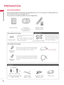 Page 10PREPARATION
PREPARATION
10
ACCESSORIES
PREPARATION
Ensure that the following accessories are included with your TV. If an accessory is missing, please con-
tact the dealer where you purchased the TV. 
The accessories included may differ from the images below.
Option Extras
* Wipe  spots  on  the  exterior  only  with  the 
polishing cloth.
* Do  not  wipe  roughly  when  removing 
stains.  Excessive  pressure  may  cause 
scratches or discoloration.Polishing Cloth
Not included with all models
Not...