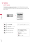 Page 96MY MEDIA
MY  MEDIA
96
ENTRY MODE
The My Media menu will open automatically when you insert a USB drive. My Media can also be 
accessed by choosing My Media in the user menu.
After choosing the desired type of media, choose a device to open files from. The options are: USB 
device, or DLNA.
When removing the USB device
Select the USB Device menu before 
removing the USB device.
MY MEDIA
ꔛ This TV  can view  JPG  image files,  HD  DivX 
files and play MP3 audio files.
1Q.MENUSelect USB Device.
2ENTERSelect...