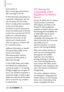 Page 128126LGCOSMOS™2
Safety
Grant section of
http://www.fcc.gov/oet/ea/fccid/
after searching on FCC ID.
To find information that pertains to
aparticular model phone, this site
uses the phone FCC ID number
which is usually printed somewhere
on the case of the phone.
Sometimes it may be necessary to
remove the battery pack to find the
number. Once you have the FCC ID
number for a particular phone,
follow the instructions on the
website and it should provide
values for typical or maximum SAR
for a particular...