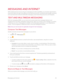 Page 61 MessagingandInternet54
MESSAGING AND INTERNET
With wireless service and your phone’s messaging and data capabilities, you have the opportunity to 
share information through many different channels and accounts, including Gmail (Googleyf, personal 
and corporate email, text and multimedia messaging, social networking accounts, and Hangouts.
TEXT AND MULTIMEDIA MESSAGING
With text messaging (SMSyf, you can send and receive instant text messages between your 
wireless phone and other messaging-ready...