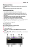 Page 3535MY	MEDIA
Watching	the	Videos
In the Movie	List, you can watch movies stored on the connected USB device.
Controls playback and sets options while viewing videos.
Tips	for	Playing	Video	Files
•	Some subtitles created by users may not work properly.
•	The video and subtitle files should be placed in the same folder. For subtitles to display correctly, the video and subtitle files must have t\
he same name.
•	We do not support any stream that contains GMC (Global Motion Compensation) or Qpel (Quarterpel...