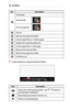 Page 3636MY	MEDIA
No.Description
	1	
Thumbnails
Abnormal file
File not supported
	2	File List
	3	Moves to the upper level folder.
	4	Current page/Total no. of folder pages
	5	Displays the remaining battery life.
	6	Current page/Total no. of file pages
	7	Moves to the top level folder.
	8	Moves to the upper level folder.
	9	Exit Movie List.
5 Control playback by using the following buttons.
￼269F22072437Q.MENU003200530057 002B004C00470048
0028005B004C0057
ItemDescription
 Shows the current playing position. Use...