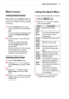 Page 2929USING THE PROJECTOR
Blank Function
Using the Blank Function
This function may be effective when you 
need to draw attention during a meeting 
or training.
1 Press the BLANK button, and the 
screen is covered by the background 
color.  
You can change the background color 
by referring to Selecting a Blank 
Image.
2 Press any button to clear the blank 
function. 
To cover the screen temporarily, 
press the BLANK button on the 
remote control.  
Do not block the lens with any object 
while the projector...