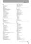 Page 125Index  A - E
 TASCAM 788 Digital Portastudio 125
A
About the manual 20
Active location marks
definition
 62
titling
 62
Additional connection notes
 22
Adjusting EQ
 43
After finishing punch operations
 58
Analog mixer audio specifications
 120
Arming tracks and monitoring
 39
Assigning
digital patchbay
 13
explanation
 13
inputs to the sub-mixer
 37
removing assignments
 36
sources to mixer channels.
 36
sub-mixer to stereo
 37
track-to-channel
 37
viewing assignments
 37
virtual tracks
 54
Auto punch...