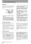 Page 383 – Before recording–Monitoring
38 TASCAM 788 Digital PortaStudio
Monitoring
To make sure that everything is connected properly, 
you will need to listen to the signal sources feeding 
the inputs, as well as what you have already 
recorded.
1Make sure all the equipment is connected and 
powered up.
2With the source connected to one of the four 
inputs of the 788 (
A through D), assign the 
input to a mixer channel (“Assignment on the 
788” on page 36). If you’re using an electric 
guitar as the signal...