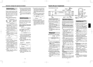 Page 31– 82 – Lordine dei brani presenti sul disco può
essere modificato spostando un certo
brano ad unaltra posizione.  Dopo lo
spostamento, tutti i brani vengono
automaticamente rinumerati.
Esempio:  Spostamento del brano D dalla
posizione di brano numero 4 alla posizione
di brano numero 2
1. Durante la riproduzione o la pausa
ruotare la manopola 
[µTRACK ≤]per selezionare il brano da spostare.
2. Agire sul tasto [EDIT/NO] sino a quando
sul quadrante compare il messaggio
MOVE ? (spostare?).
3. Premere il...