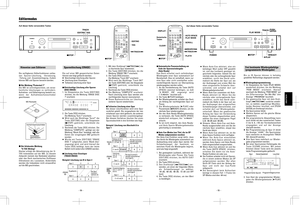 Page 55– 58 –
Editiermodus
1. Mit dem Drehknopf [µTRACK≤] die
zu löschende Spur bestimmen. 
2. Die Taste [EDIT/NO] drücken, bis die
Meldung ERASE TRK ? erscheint. 
3. Die Taste [YES] drücken. 
Die Meldung Track OK? erscheint.
…Wird nach der Rückfrage Track OK?
die Taste [EDIT/NO] oder die Stopptaste
[
ªSTOP] gedrückt, unterbleibt die
Löschung.
4. Nochmals die Taste [YES] drücken. 
…Die Meldung COMPLETE erscheint.
Nach Löschung einer Spur werden alle
nachfolgenden Spuren neunumeriert.
…Diese Bedienschritte zur...