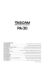 Page 12TEAC CORPORATION Phone: (0422) 52-5082 3-7-3, Nakacho, Musashino-shi, Tokyo 180-8550, Japan
TEAC AMERICA, INC.Phone: (323) 726-0303 7733 Telegraph Road, Montebello, California 90640
TEAC CANADA LTD.Phone: 905-890-8008  Facsimile: 905-890-9888 5939 Wallace Street, Mississauga, Ontario L4Z 1Z8, Canada
TEAC MEXICO, S.A. De C.VPhone: 5-851-5500 Campesinos 184, Col. Granjes Esmeralda. CP 09810, Mexico DF
TEAC UK LIMITEDPhone: 01923-819699 5 Marlin House, Croxley Business Park, Watford, Hertfordshire. WD1 8TE,...