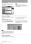 Page 108Part V–Effects
108 TASCAM SX-1 Reference Manual
LOAD PLUGIN Pressing the LOAD PLUGIN soft key 
opens a dialog where you select from a menu of 
effects algorithms.TIP
You can use the arrow keys on the keypad to step 
through the effects plugins. Then, with the one you 
want to load highlighted, press 
ENTER to load the plu-
gin to the selected slot.
Effects Controls Displays
The effects controls screens house the effect plugin’s 
parameters.The controls that appear in these screens change 
according to...