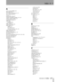 Page 207Index  A - C
 TASCAM SX-1 Index - 207
A
active sensing (MIDI) 139
after-fader solo
 23
ALL SAFE (automation)
 25, 87
ALL SAFE (record)
 45
Alt key
 15
analog input routing
 63
Antares microphone modeler
 113–116
Antares speaker modeler
 117
assignment to busses
 52
audio clips
rendering
 123
audio editing
 127
audio performance
 205
audio regions
 122
editing
 122
tool selection
 122
viewing waveforms
 122, 124
audio specifications
 203
audition function
 132
auto fade (automation)
 87, 93
auto punch...