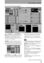 Page 47Part IV–Mixer Controls
 TASCAM SX-1 Reference Manual 47
Screen Control (VGA Channel Display)
Press the CHANNEL key in the MAIN DISPLAY 
MODE
 section to recall the Channel screen. The mixer 
channel displayed is determined by the Channel 
Strip’s 
SEL key. The Channel display provides 
onscreen access and control of all the selected chan-
nel’s features in a single display.
CONTROL  The CONTROL module contains the 
selected channel’s basic level, routing, bussing, and 
monitoring controls. It is also...