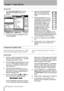 Page 30Chapter 7 –Basic Moves
30 TASCAM SX-1 Quick Start Guide
On the LCD
1Press the PROJECT/BACKUP key in the 
MAIN DISPLAY MODES section of the 
surface:
2Press the 
NEW soft key (top right) if it is not 
already highlighted.3Press the 
NAME soft key (bottom 
right). You will see this menu 
appear on the right side of the 
screen.
4Name your project as 
Test Project 
by using the keys of the numeric 
keypad (the way this works is the 
same principle as the keys on a 
mobile/cellular telephone). Use 
the...