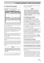 Page 314 - Module operations—Fader and cut groups
4–9
4.9Fader and cut groups
In shifted mode, this key brings up the 
GROUPING screen, allowing input channels to 
be assigned to fader and cut groups.
In this screen, each column represents an input chan-
nel (from 1 through 32). The two stereo input chan-
nels are also shown here.
There are eight fader groups and eight cut groups, 
shown as rows on the display. Each channel may be a 
member of one of each type of group (i.e. a channel 
can be a member of one...