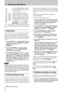 Page 457 - Advanced operations
45 T A SC AM  D A- 78 HR
Pr essin g th e s and t ke ys  s imu lta -
neously returns the output patchbay 
to the  normal s tate.
The meters dis play  th e cu rren t 
a ssi gn me nts  of  tr a c ks  to  the  ou tpu t 
channels. In this  cas e, each meter 
sh ow s th e a ss ign me n t s ta tus o f th e 
c or r e spo nd ing ly- n um be r e d ou tpu t 
channel (no t tr a c k) ,   as  s how n   he r e.
Pr ess 
SHIFT an d o ne  of  the  RE C 
FUN CTION
 keys (as described in 
4 .1.1,...