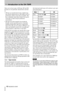 Page 101 -  Intr oducti on  to the  DA-78HR
10 T A SC AM  D A- 78 HR
There are two bas ic types of Hi8 tape: MP and ME. 
Each has  its  o wn particular characteristics  an d mer-
its :
• MP tapes are manufactured us ing a daubed mag-
netic particle depo sit p ro ces s and  ex hib it a level of 
performance whi ch is more than acceptable. They 
have a d urabi lity which  all ows them to  be us ed  as 
w or k ta pe s  in  stud io a n d po st- pr od uc tio n 
e nvir on me n ts.
• ME  tapes have their magnetic...