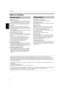 Page 6 
Introduction 
3 
Introduction
 
Notes on handling 
Installation of the unit  
• Select a place which is level, dry and neither too hot  nor too cold (between 5 
o
 
C and 35 
o
 
C, 41 
o
 
F and 95 
o
 
F).
• Leave sufﬁcient distance between the unit and the TV. 
• Do not use the unit in a place subject to vibrations.  
Power cord  
• Do not handle the power cord with wet hands!
•A  small amount of power (1.3 W, for PX model:2.5W) is 
always consumed while the power cord is connected 
to the wall...