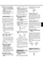 Page 17– 17–
FRANÇAIS
Effacement d’un morceau spécifique
1. Appuyer sur la touche STOP (ª) , puis
appuyer sur la touche CHECK pour
indiquer le numéro STEP voulu dans
l’affichage.
2. Appuyer sur la touche CLEAR.
●Le numéro de plage affiché sera effacé
et la plage suivante avance.
●Répéter les mêmes étapes pour annuler
dautres numéros de plage. 
Toutes les plages, seulement une ou une
partie spécifiée (entre A et B) dune plage
peuvent être lues de façon répétée. La
lecture programmée et la lecture aléatoire...