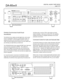 Page 2will behave like a common VTR to video editors and other
system controllers.  Also known as Sony 9-Pin, this capability
enables the DA-60
MKII to integrate seamlessly into any post-
production environment.
Command Control for Audio and Subcode Data
The DA-60MKII features an intuitive, highly informative LED panel
that gives users complete control over all production functions.
Stereo peak hold meters ensure that youÕre capturing proper
signal levels.  MARGIN readings display ÒheadroomÓ in dB incre-
ments...