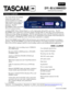 Page 1 
1
                       
 
 
                  
 
 
  
 
 
 
 
 
 
 
 
 
 
                                                                                   
 
 
 
                                                                                                     
 
 
 
 
 
 
 
 
 
 
 
 
 
 
 
 
 
 
 
 
 
 
 
 
DV-RA1000HD
        Technical Documentation 
PRODUCT OVERVIEW
including S/DIF3 (Direct Stream Digital), as well as high quality AD and DA conversion.   The DV-
RA1000HD can be connected to a...