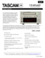 Page 1 
1
                        
 
 
 
                                            
 
       
 
 
 
                                                                                   
 
 
 
 
 
 
 
 
 
 
 
 
 
 
 
 
 
 
 
 
 
 
 
 
 
 
CD-601mkII 
   Technical Documentation 
PRODUCT OVERVIEW
The optional RC-601mkII remote control allows frame-accurate search using the jog wheel, direct location 
using numerical keys, index searches or flash starts. In addition, the CD-601mkII can store up to 10 cue 
points...