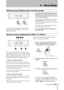 Page 23
IMPORTANT SAFETY INSTRUCTIONS
TASCAM  202MKIV 

4 − Recording
TASCAM  202MKIV 

Editing during dubbing (only at normal speed)
You can prevent unwanted songs or unnecessarily 
long blanks from being dubbed, or you can create 
blanks between songs.1.	 At	the	desired	point	during	dubbing,	press	the	
PAUSE	key	on	the	TAPE	2	deck.	The	TAPE	2	
deck	only	enters	the	pause	mode,	allowing	you	
to	let	unwanted	songs	go	by.
	To create a 4-second blank between songs, press 
the REC MUTE key on...