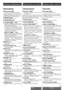 Page 33DEUTSCHITALIANOESPAÑOL
33
Bezeichnung der Bedienelemente (1)Funzioni delle parti e dei comandi (1)Descripción de partes y controles (1)
Gerätevorderseite
aNetzschalter (POWER)
dient zum Ein-/Ausschalten des Systems.
bCD/DVD-Schubladedient zum Einlegen einer Disk.
cLOPEN/CLOSE-Taste öffnet oder schließt die CD/DVD-Schublade.
d.PREV [TUNING ‡]-Taste Während der Wiedergabe einer CD/DVD
wählen Sie hiermit den vorherigen Titel, das
Kapitel oder den Musiktitel aus.
Im Radiobetrieb dient diese Taste zur...